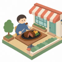ハンバーグの中に、もう一度肉が入っている。創業50年のステーキ店がつくる二重構造