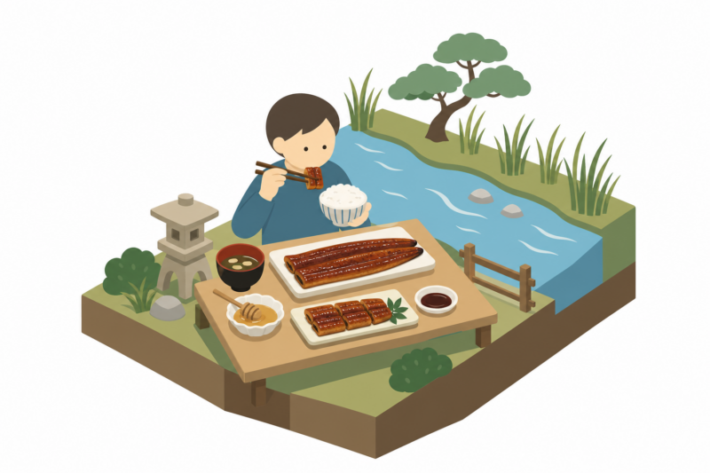 鰻は蒲焼き一択だと思っていた。白焼きに蜂蜜やトッポギを合わせる、まるや本店の5種