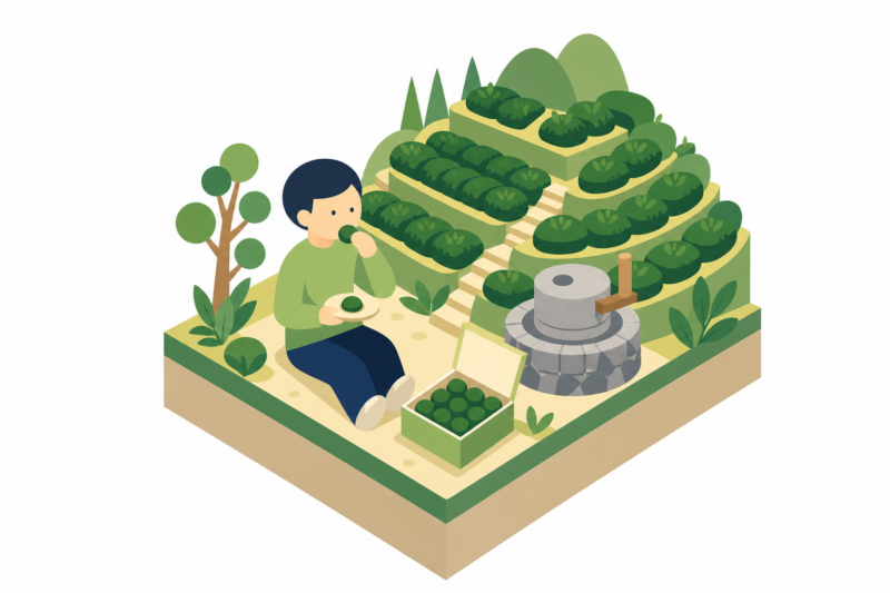 7日で5,500個。着色料を使わずにあの緑を出す抹茶スイーツが、阪急うめだに来ます