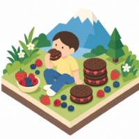 信州の夏ベリーをまるごと挟んだチョコサンド、夏限定で登場